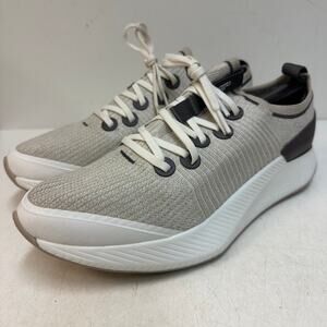 WORN ONCE Allbirds Tree Glider Running Shoe Sneaker Sustainable White Beige 10